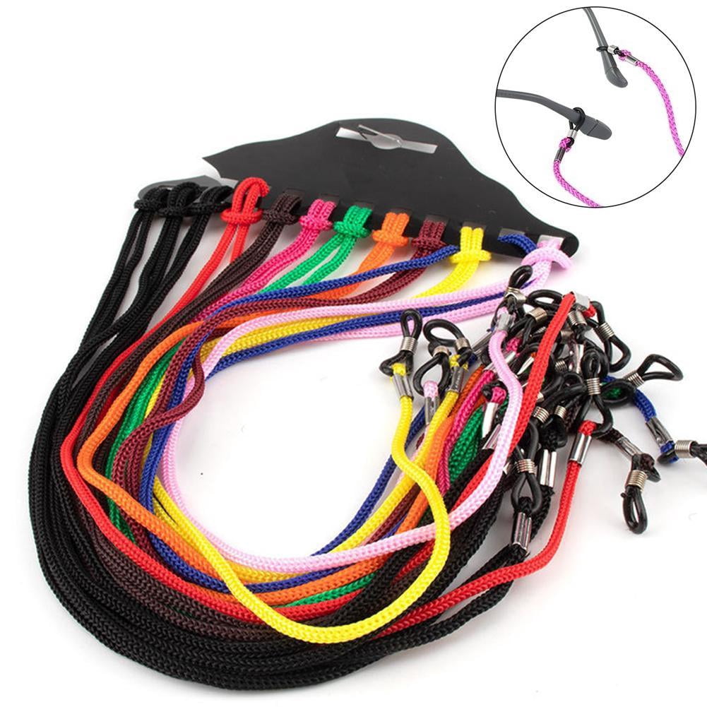12 Pack Eyeglasses Straps Eye Glasses String Holder Eyeglass Chain Lanyard Neck Cord Spectacles Holder Sports Sunglass Reading Glasses Eyewear Strap Retainer for Kids Adults Women Men R5A6