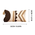 thumbnail image 3 of Bohemian Embroidered Cushion Cover, Velvet Throw Pillow Case With Tassels, Decorative Boho Pillow Cover For Sofa, Bed, Living Room, And Home Decor, 3 of 7
