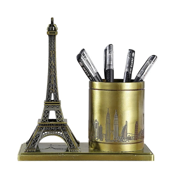 Portalápices de la Torre Eiffel, modelo creativo de París para la organización y decoración del escritorio