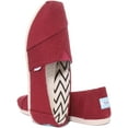 thumbnail image 4 of Toms Alpargata Women's Heritage Canvas Slip On Trainers In Cherry Size 6.5, 4 of 6