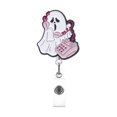 thumbnail image 1 of Funny And Cute Badge Reel With Clip Closure For Doctors Teachers Students Workers Etc Cartoon Pattern Badge Workplace Induction Graduation, 1 of 3