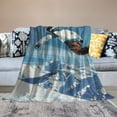 thumbnail image 2 of Orinice Snowboarding Mountains Sky Warm Lightweight Blanket Soft Fleece Blankets All Seasons Decor Gifts 40x50in, 2 of 6