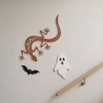 thumbnail image 5 of HELLOYOUNG Spooky 3D Lizard Wall Art, Gothic Metal Gecko Sculpture for Halloween/Christmas Home Outdoor Party Decor, Living Room Bedroom Wall Accent, Creepy Gift, 5 of 5