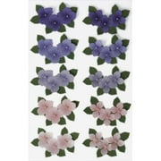 Martha Stewart Stickers-Hydrangeas, Pk 3, Martha Stewart