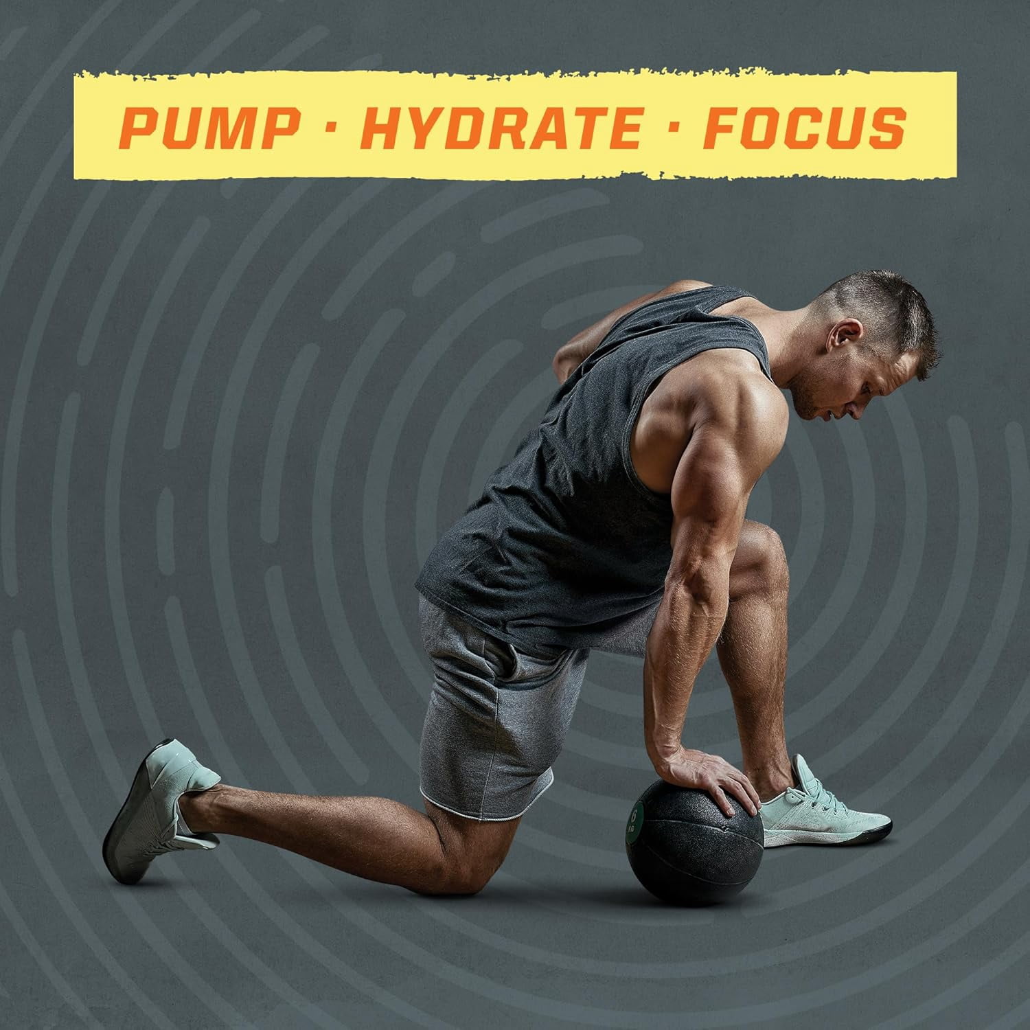 Sunwarrior Active Pre-Workout Powder for Men, Caffeine-Free, Yuzu Mango, 11.1 oz (30 Servings)