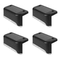 thumbnail image 3 of Becaristey 4pcs Fence Light 0.12W 3lm White LED Solar Deck Stair Light Waterproof Secu, 3 of 6