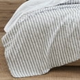 thumbnail image 6 of Stone Cottage Willow Way Ticking Stripe Grey Full/Queen Quilt Set, 6 of 6