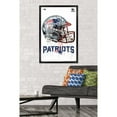 thumbnail image 2 of NFL New England Patriots - Drip Helmet 20 Wall Poster, 22.375" x 34", Framed, 2 of 3