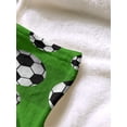 thumbnail image 5 of Green Football Flannel Throw Blanket – Soft, Cozy Gift for Sports Fans | Active Dyeing, Perfect for Naps, Resting, and All-Season Comfort, 5 of 5