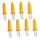 thumbnail image 1 of Cateissary Soporte para maíz de 8 piezas, tenedor de doble punta de acero inoxidable con mango, pincho de maíz dulce, barbacoa de cocina para Herramientas y accesorios para hornear, 1 of 6