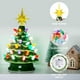 thumbnail image 4 of Árbol de Navidad Joiedomi 9.5 de cerámica preiluminado con LED, 4 of 8