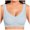 Grey, variant on DuoJiaJ Comfortable Adjustable Bra No Underwire Seamless Bra For Women Wireless Bras Beige