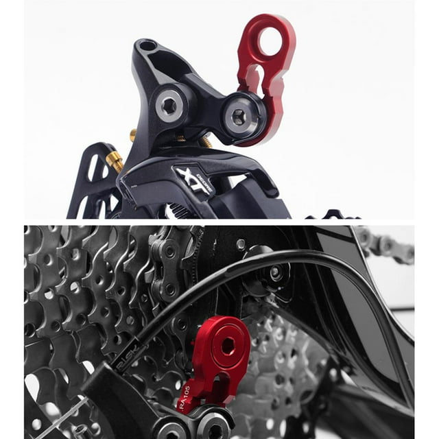Langgg Rallonge de Dérailleur Arrière Alliage d'Aluminium Vélo de Montagne de Route Cadre Roue Dentée Crochet Rallonge Noir