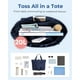 thumbnail image 2 of Bolsa BAGSMART para mujer plegable con cremallera, 20 L, azul marino, 2 of 7