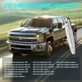 thumbnail image 2 of Exterior Chrome Door Handle, Front Driver Side - Compatible with 2007-2013 Chevy Silverado Suburban Tahoe GMC Sierra Yukon Cadillac Escalade - Replace 20828258, 22738721, 25960525, 84053434, 2 of 8
