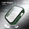 thumbnail image 6 of Phmnkl 2 Pack Hard Case Compatible for Apple Watch Ultra 49mm with 9H Tempered Glass Screen Protector, [Touch Sensitive] [Full Coverage] Slim Bumper Protective Cover for iWatch, 6 of 12