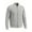 Light Gray, variant on Men's Color Block Varsity Jacket Snap Button Striped Rib Collar Cuff Casual Baseball Coat Lightweight Everyday Wear Black S