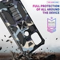 thumbnail image 4 of for Motorola Moto G10/G30 UW Ace Camouflage Design Case,Moto G20 Military Grade Heavy Duty Shockproof Case Built-in Magnetic Kickstand Cover for Motorola Moto G10 Power MC Light Blue, 4 of 11