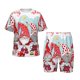 thumbnail image 1 of Balery Christmas Conjunto de Pijama Infantil de Manga Corta con Estampado – Ropa de Dormir de Algodón Suave-4X-Large, 1 of 6
