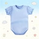 thumbnail image 2 of Niño Bebé Verano Romper Sudadera Manga Corta Cuello Redondo Lindo Pantalones Cortos Sólidos Niños Niñas Casual, 2 of 6