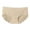 Beige, variant on GEWSEY Women's High Waist Breathable Seamless Sport Ribbed Cotton Thong Panties No Show Underwear (Beige, M)