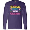 thumbnail image 3 of Inktastic My Favorite People Call Me Granny with Flowers Long Sleeve T-Shirt, 3 of 5