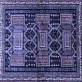 thumbnail image 1 of Ahgly Company Indoor Square Persian Blue Traditional Area Rugs, 7' Square, 1 of 4