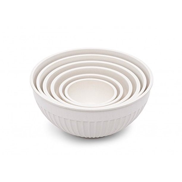 Bamboozle Mixing Bowl Set (6 Pieces), Natural