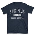 thumbnail image 1 of Sioux Falls South Dakota Classic Established Men's Cotton T-Shirt, 1 of 1