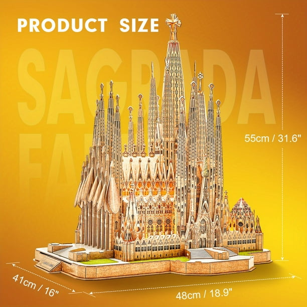 Puzzle 3d clearance sagrada familia