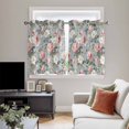 thumbnail image 4 of Vintage Spring Floral Kitchen Curtains Window Panels, Summer Botanical Watercolor Insulated Window Treatment Curtain, Grommet Curtains for Bedroom/Living Room/Bathroom, 2 Piece 52"Wx45"L, 4 of 8