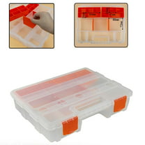 Adjustable 8 Grids Compartment Plastic Storage Box Screw Holder Case  Organizer 