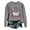 Grey, variant on Sgkm Plus Size Womens Sweatshirt Vintage Christmas Print Cozy Festive Design Oversized Shirts for Women Top Sunny Outings M Brick Red