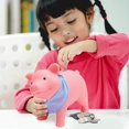 thumbnail image 2 of Piggy Bank Schylling Rubber Pink, 2 of 2