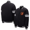 thumbnail image 4 of Youth Starter  Black Baltimore Orioles Team Logo Full-Snap Satin Varsity Jacket, 4 of 4