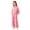 Pink, variant on Girls Casual 2 Pieces Outfits Sets Comfy Long Sleeve Button Shirts Loose Wide Leg Pants Kids Trendy Spring Fall Lounge Set 8-12 Years