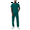 Dark Teal, variant on Adar Addition Go-Everyday Scrub Set For Men - Stylish Scrub Top & Cargo Scrub Pants