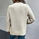 thumbnail image 5 of Suéteres para mujer Suéteres de otoño Cuello redondo Moda Color sólido Manga larga Pullove Casual Tops Odeerbi ODB-5, 5 of 5