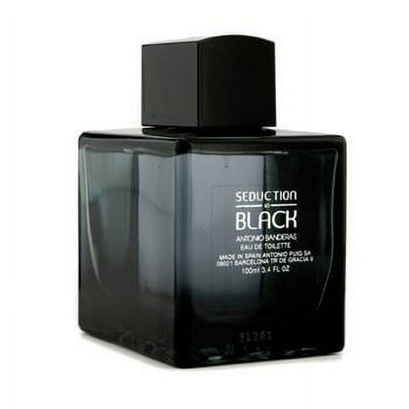Antonio Banderas Seduction In Black Eau De Toilette Spray for Men 3.4 oz.