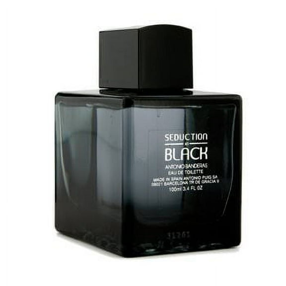 Antonio Banderas Seduction In Black Eau De Toilette Spray for Men 3.4 oz.