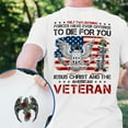 thumbnail image 3 of FLAGWIX Veteran Only Two Defining Jesus Christ and The American Veteran T-Shirt MLN4301TS - Father's Day, Christmas Gifts For Men, Husband Gifts, 3 of 6