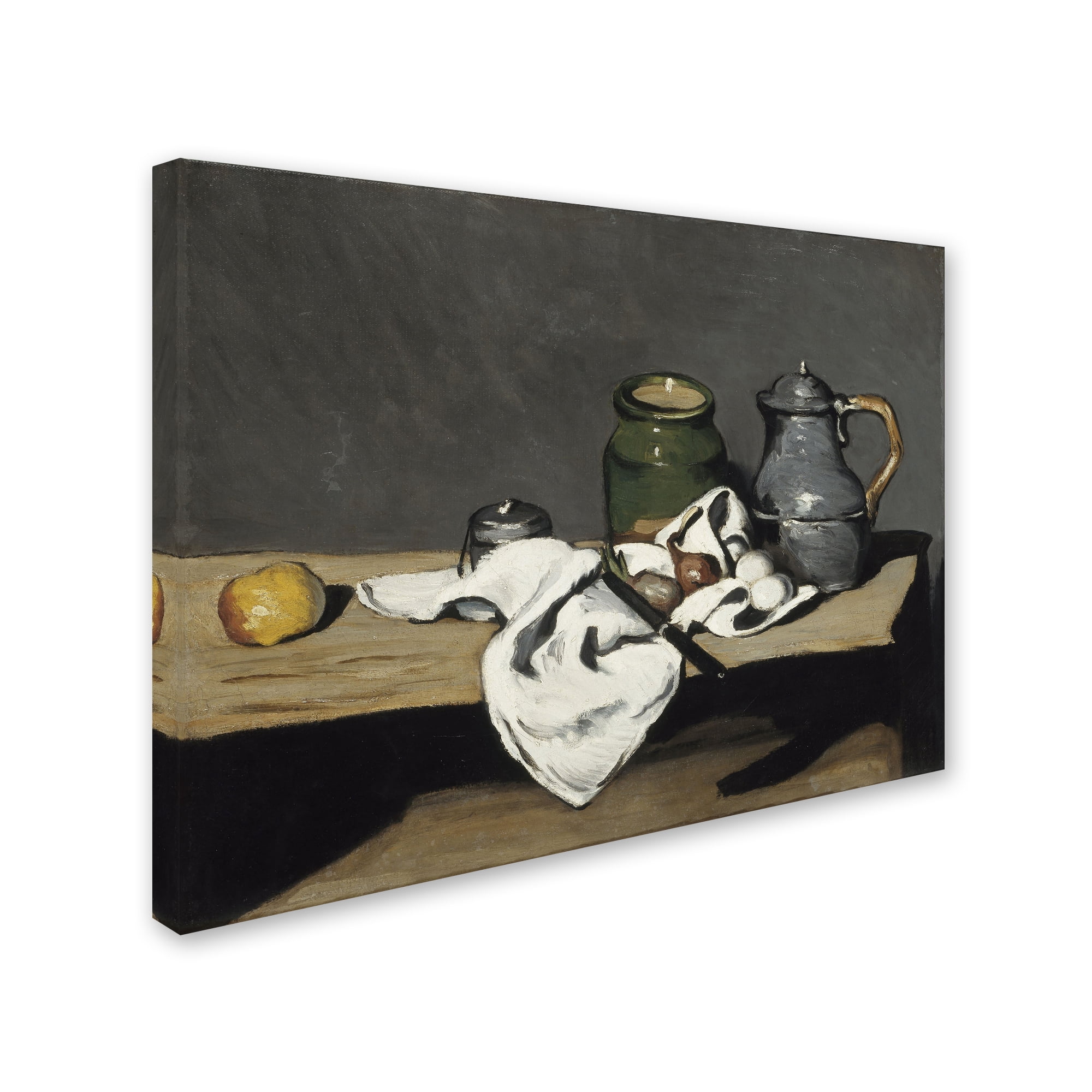 Trademark Fine Art 'Still Life With Kettle' Canvas Art by Cezanne