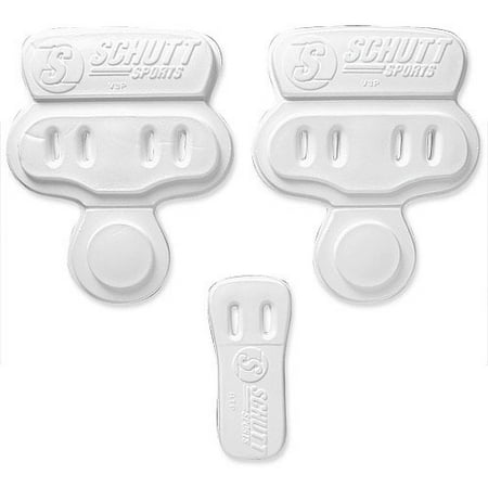 Schutt Football Pad - Schutt V3P Lightweight Slotted Adult Football Hip Pad Set - White
