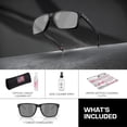 thumbnail image 3 of Oakley OO9487 Holbrook XXL Rectangle Shaped Polarized Sunglasses for Men & Women - Includes Official Eyewear Kit - Matte Black Frame with Prizm Black Lens, 3 of 5