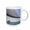 White, variant on 3drose, Usa, Massachusetts, Cape Ann, Gloucester, Schooner Sailing Ships, 11oz Mug