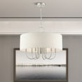 thumbnail image 6 of 49806-91 Livex Lighting Blossom - 7 Light Pendant in New Traditional Style - 24 Inches wide by 18.75 Inches high-Brushed Nickel Finish    -Traditional, 6 of 14
