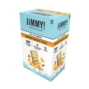 jimmy! Protein Bars, Immune Orange Citrus, Bars with Benefits, Gluten Free & Peanut Free, 15 Indivicual 45g Bars, Net Wt. 23.7 oz (675g)
