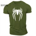 thumbnail image 1 of T-shirts Mode Homme Garphic adj Spider Manches Courtes Impression 3d Sport de Rue Tops Amples Décontractés Gym Entraînement Tee Homme, 1 of 7