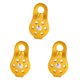 thumbnail image 3 of Eigraketly 20KN Rock Climbing Aluminum Rescue Rope Gold Equipment Lifting -4 Fixed Pulley Co Type1 NO1, 3 of 6