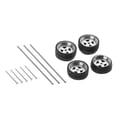 thumbnail image 1 of 1/64 Racing Model Car Wheel & Tire Set Accesorios Wheel Estilo I Sunnimix Llanta de rueda de goma, 1 of 8